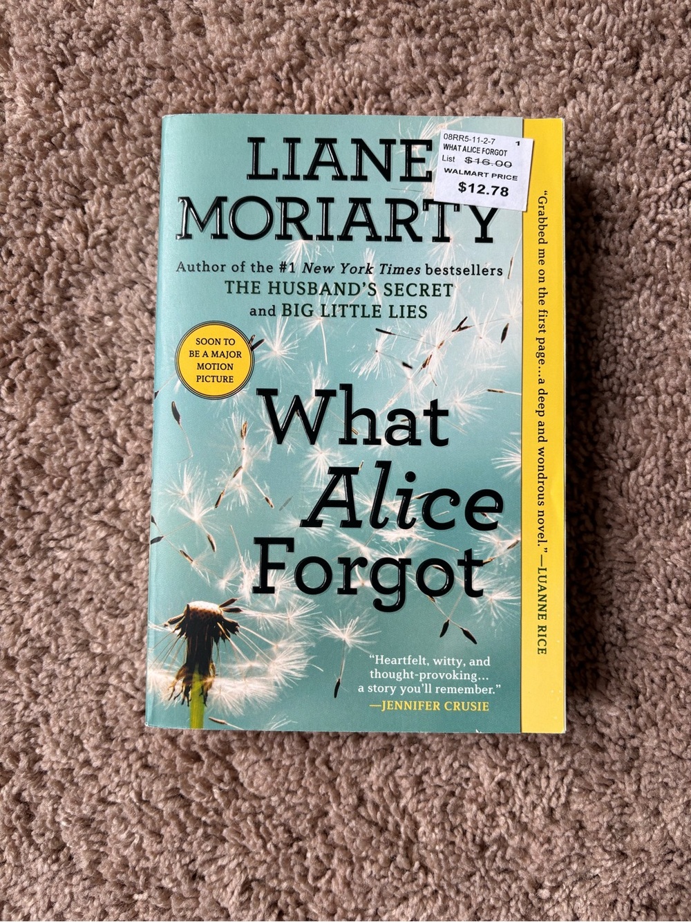 What Alice Forgot by Liane Moriarty